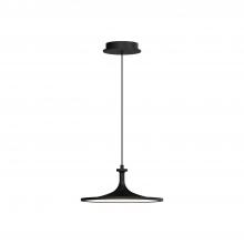  PD418012MB - Issa 12-in Matte Black LED Pendant