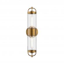  WV461102AG - Lancaster 5-in Aged Gold 2 Lights Wall/Vanity