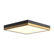  FM553214AGMB - Sydney 14-in Aged Gold/Matte Black LED Flush Mount