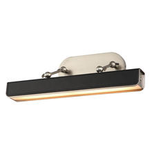  PL307919ANTL - Valise Picture 20-in Aged Nickel/Tuxedo Leather LED Wall/Picture Light