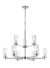  3190309-05 - Zire Nine Light Chandelier