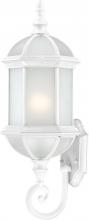 Nuvo 60/4991 - 1-Light 22" Outdoor Wall Lantern in White Finish with Frosted Glass and (1) 18W GU24 Base Light