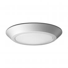  62/1362R1 - 7 in.; LED Flush Mount Fixture; Disk Light; Brushed Nickel Finish; 5000K; 90 CRI