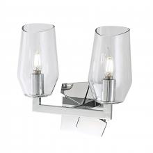  8162-CH-CL - Gaia 11.5'' Wide 2-Light Vanity Light - Chrome