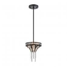  82235/2 - Fantania 8'' Wide 2-Light Mini Pendant - Matte Black