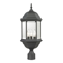  8603EP/65 - Thomas - Spring Lake 23'' High 3-Light Outdoor Post Light - Matte Textured Black