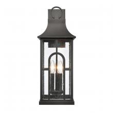  89603/3 - Triumph 23'' High 3-Light Outdoor Sconce - Textured Black