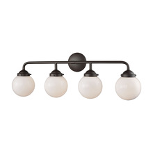  CN120411 - Thomas - Beckett 33'' Wide 4-Light Vanity Light - Oil Rubbed Bronze