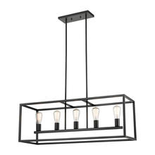  CN150521 - Thomas - Williamsport 37'' Wide 5-Light Linear Chandelier - Oil Rubbed Bronze