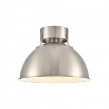  EC89734/1 - Zayne 12'' Wide 1-Light Semi Flush - Brushed Nickel