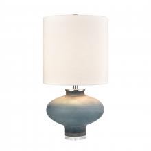  H0019-11080-LED - Skye 28'' High 1-Light Table Lamp - Frosted Blue - Includes LED Bulb