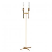  H0019-9577 - Beaconsfield 65'' High 2-Light Floor Lamp - Aged Brass