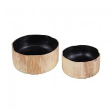  H0077-9825/S2 - Weller Bowl - Set of 2 Black