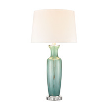  S0019-8040 - Abilene glass table lamp in Green