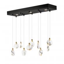  E11076-122BKPG - Pebble-Linear Pendant